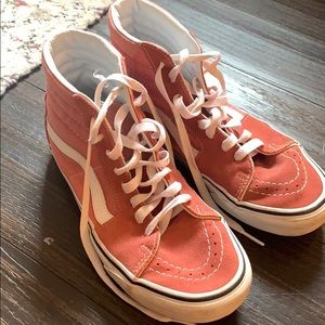 faded red vans